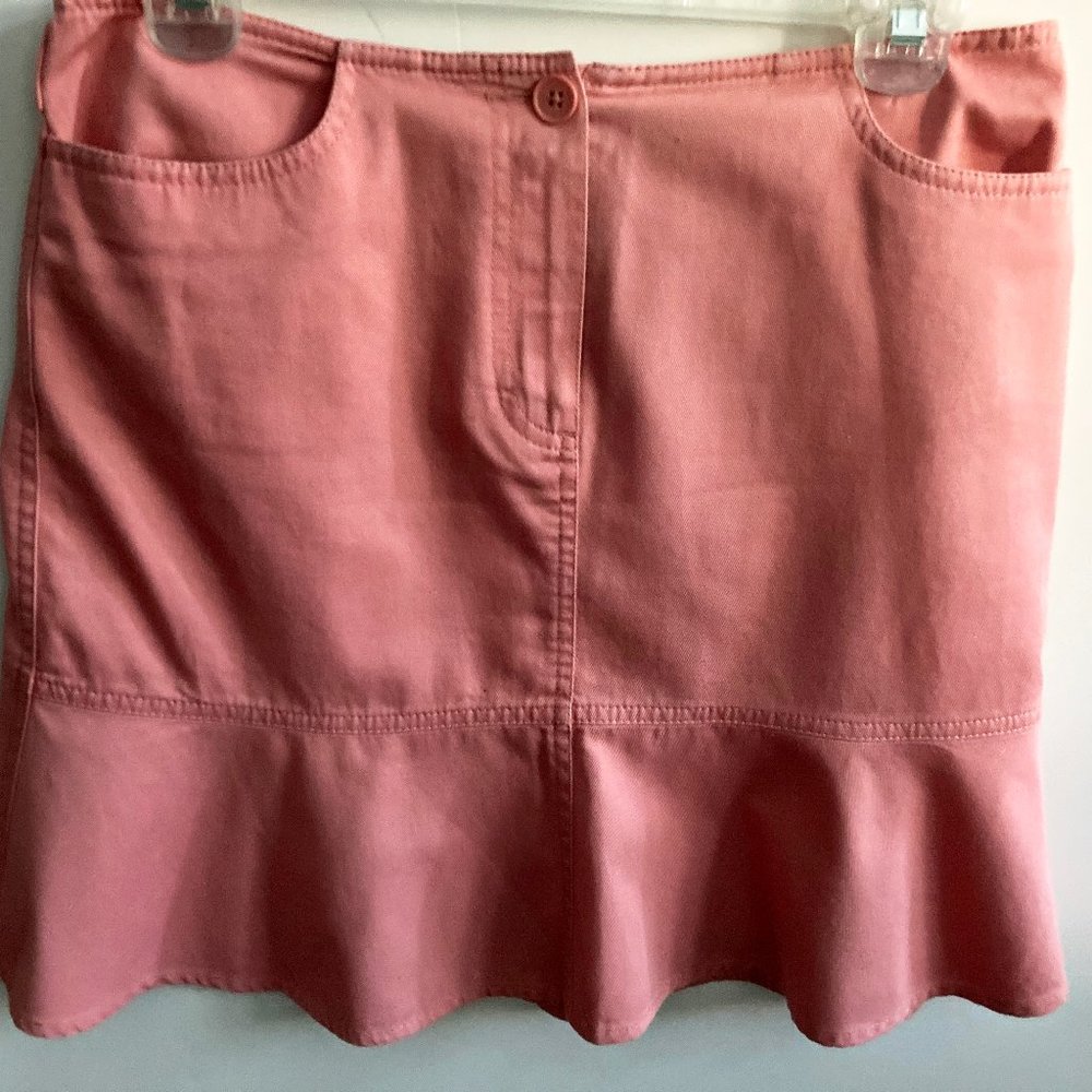 Ann Taylor Loft - Dark Peach Skirt w/Flare